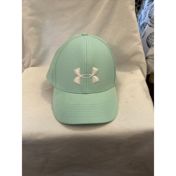 Under Armour Women's Big Logo Adjustable Cap - Light Mint - Picture 5 of 5